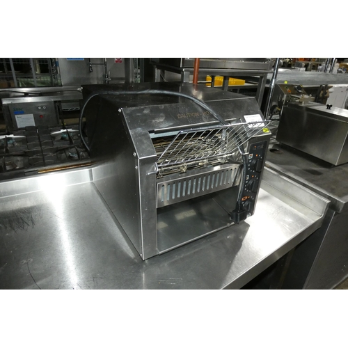 1227 - A commercial stainless steel rotary toaster by Lincat 240v - trade