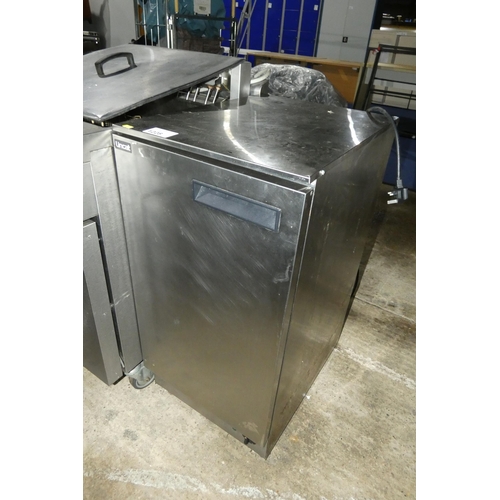 1228 - A commercial stainless steel catering type hot cupboard by Lincat approx 60x46cm. Tested Working