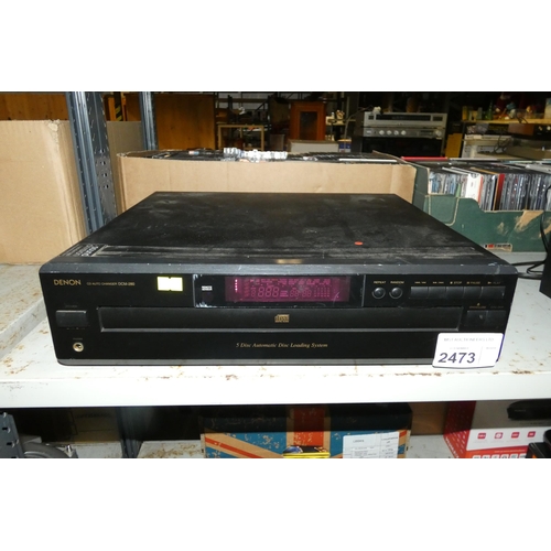 2473 - A 5 CD multi-changer by Denon type DCM-280 - trade