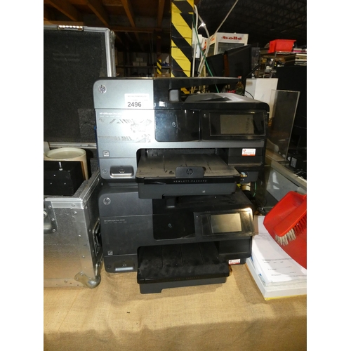 2496 - 2 x HP office jet printers type Pro 8620 - trade