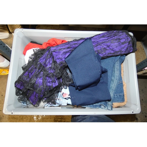 2637 - A crate containing a quantity of various ladies clothing, please see pictures for more details, crat... 