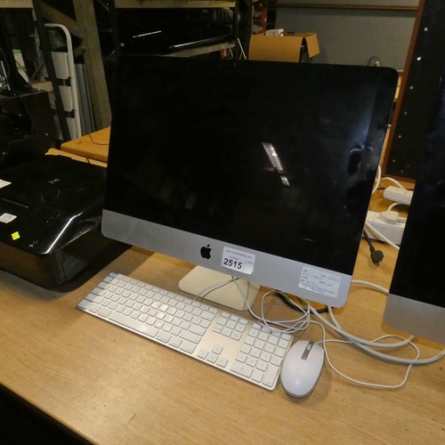 2515 - An Apple iMac, no HDD, no OS, model A1311, comes with keyboard and mouse - trade