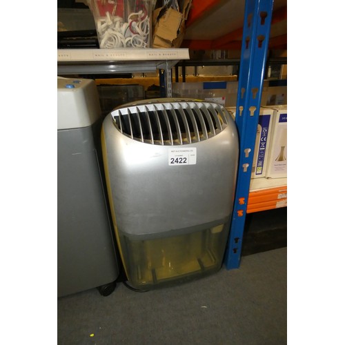 2422 - A portable dehumidifier by Homebase - trade  Tested Working