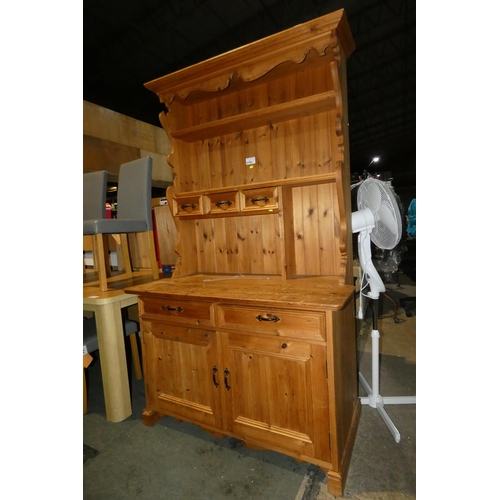 2194 - A pine dresser approx 120 x 61 x 200cm high