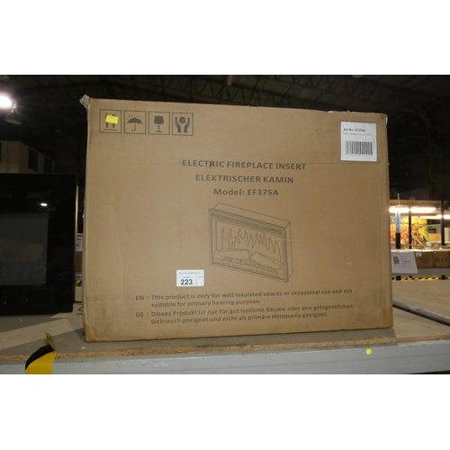 223 - An electric fireplace insert Type EF375a