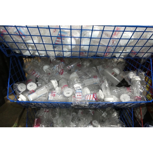 2254 - A quantity of Body Worlds H2O Active water infuser bottles. Contents of 1 metal mesh basket which is... 