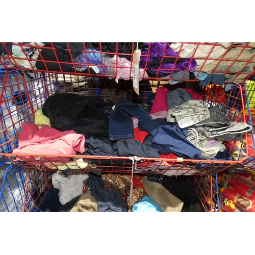 2257 - A quantity of various clothing. Not practical to list in detail so please view or see photographs. C... 