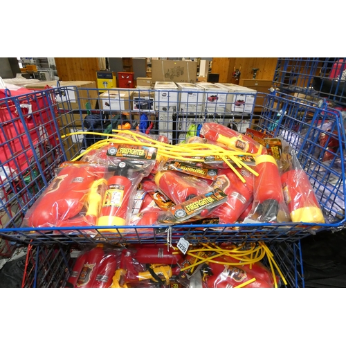 2259 - A quantity of Firefighter water guns. Contents of 1 metal mesh basket which is not included