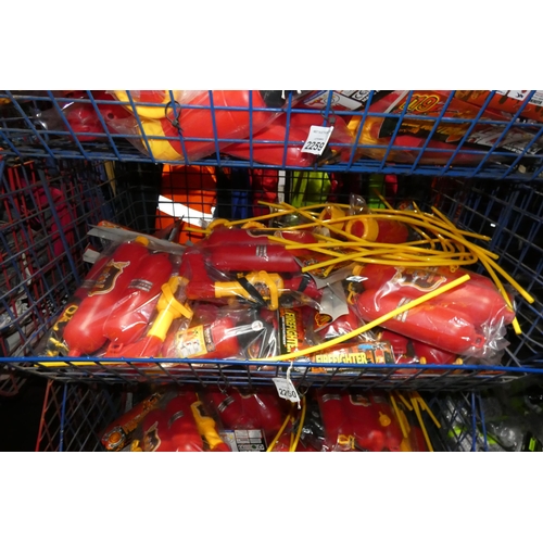 2260 - A quantity of Firefighter water guns. Contents of 1 metal mesh basket which is not included