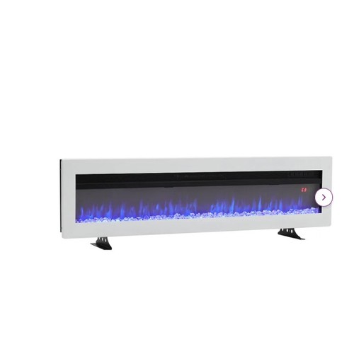 226 - A rectangular wall mounted electric fireplace by WarmieHomy