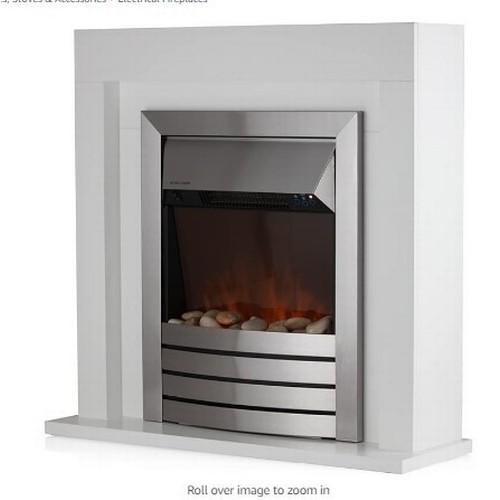 233 - An electric fireplace by Warmlite type Chester - trade