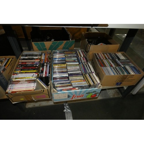 2448 - A quantity of various items including puzzles, books, Star Trek and Stargate magazines with DVDs, co... 