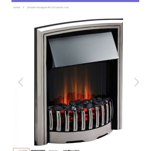 216 - A Dimplex electric fire with low energy Optiflame effect £304.00