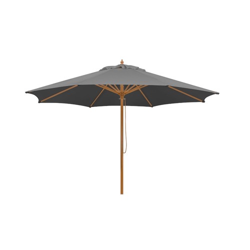 175 - A 3m garden parasol in grey by Schneider type Malaga, no base RRP £116