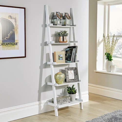 182 - A ladder wall rack, bookcase unit RRP £36

Size = (W) 61cm (D) 36cm (H) 189cm