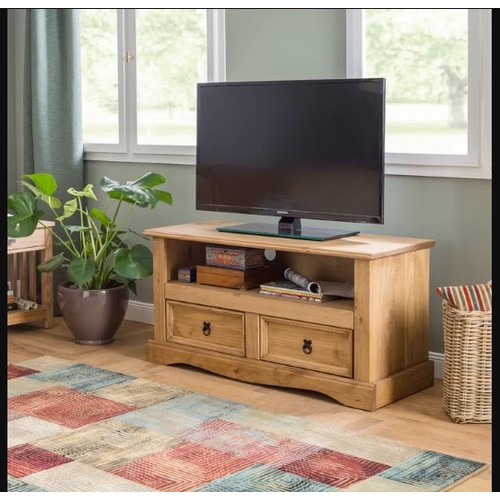 203 - A wood effect TV stand for TVs up to 50