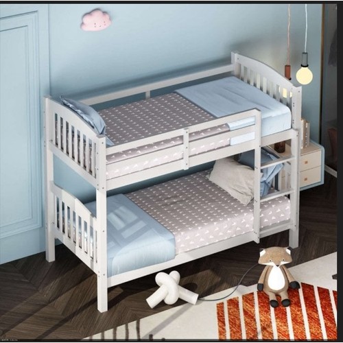 358 - A flat packed 3ft single bunk bed frame type Hendon RRP £199