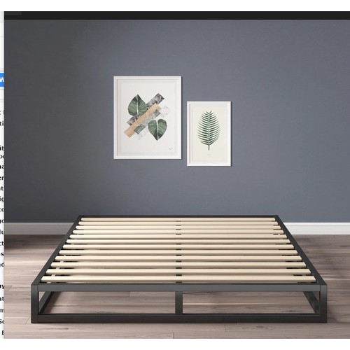 364 - A flat packed 5ft king size bed frame type Dekker, sale price £109