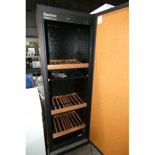 1178 - A Eurocave wine ageing cabinet model V-256 meca, runs at approx 12°c/constant room temperature - tra... 