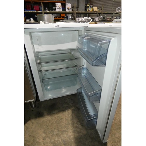 1184 - An under counter fridge with small freezer compartment by John Lewis type TT150-48MX - trade.  Teste... 