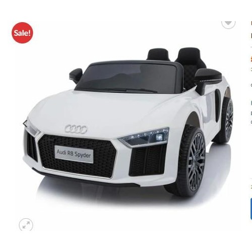 2230 - 1 x Audi R8 child's ride on 12v battery powered toy car model HL1818. Boxed and requires assembly RR... 