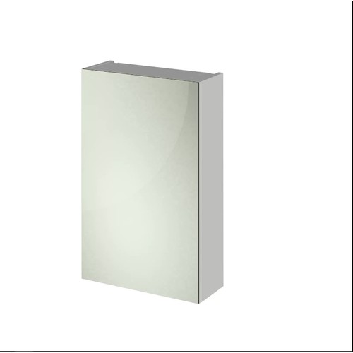 70 - 1 x Fusion wall mounted bathroom medicine cabinet with mirrored door approx 450 x 715mm RRP £122