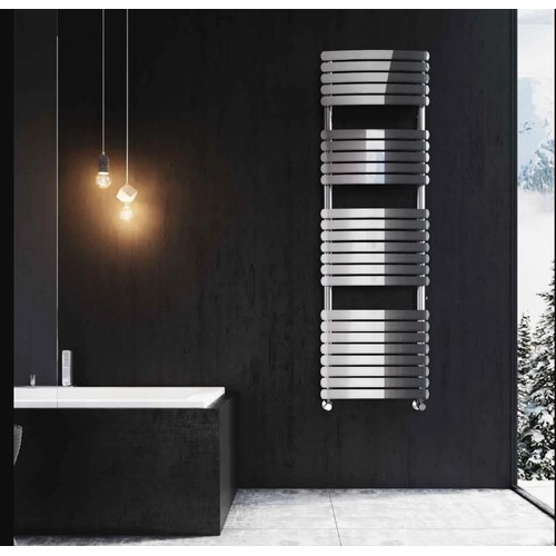 82 - 1 x Brittney heated towel rail approx 50 x 160cm RRP £411