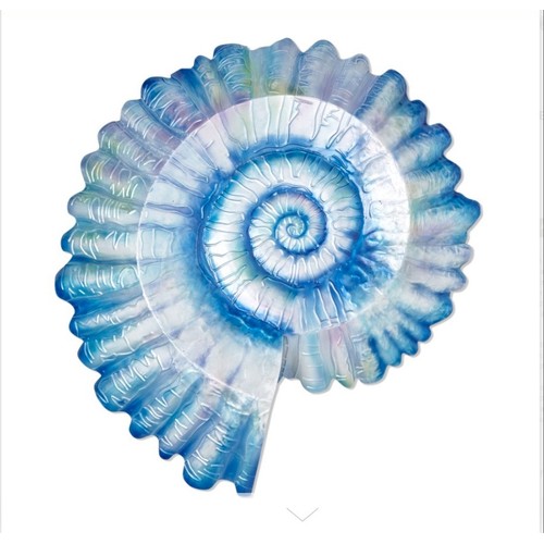 100 - 2 boxes each containing 6 x Shoeless Joe 7947 turquoise ammonite wall art RRP £19.95 each (12 in tot... 