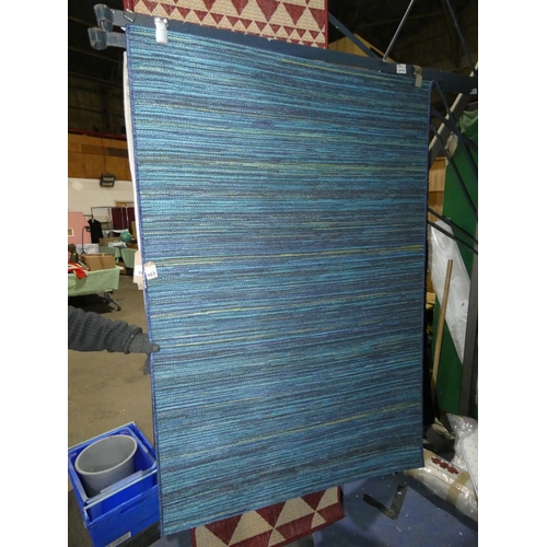 163 - 1 x Ragolle Brighton blue rug approx 120 x 170cm