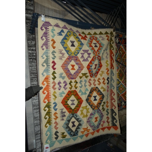 202 - A chobi kilim rug approx 147 x 104cm