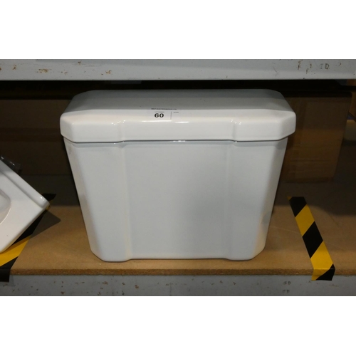 60 - 1 x white ceramic cistern