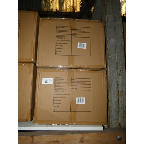 99 - 2 boxes each containing 8 x Shoeless Joe 8464 giant woolen toadstools (16 in total)