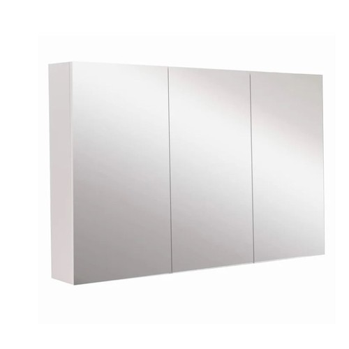 224 - 1 x Bath Vida Tiano bathroom wall hung cabinet with 3 x mirrored doors approx 45cm h x 68cm w x 13cm... 