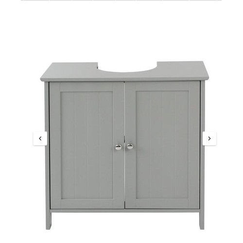 131 - 1 x Lloyd Pascal under basin grey storage unit