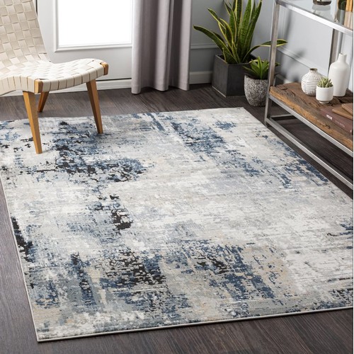 548 - 1 x Cosey navy / grey rug approx 200 x 274cm RRP £93