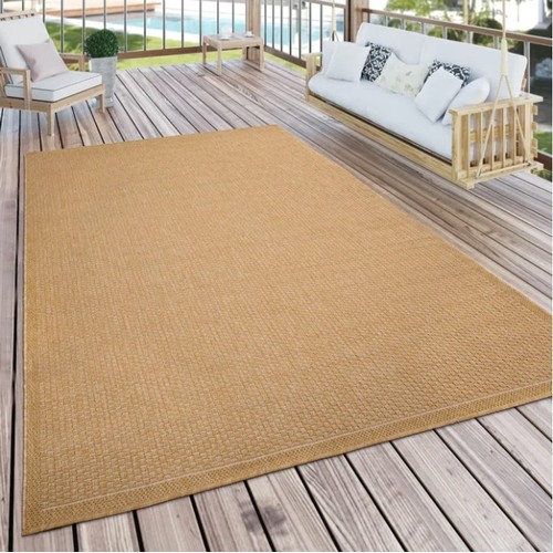 558 - 1 x Pendrick 100% polypropylene yellow indoor / outdoor rug approx 240 x 340cm RRP £158