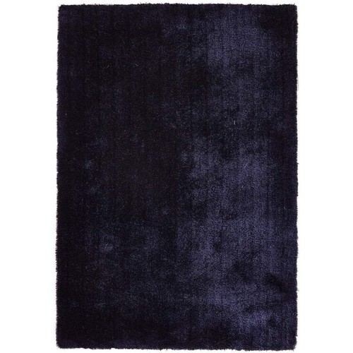 560 - 1 x Kayoom Roy navy blue shaggy area rug approx 160 x 230cm RRP £144