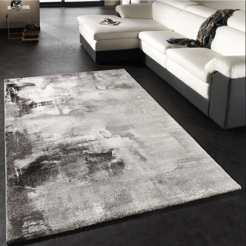 563 - 1 x Calvin flatweave grey / black / white rug approx 160 x 230cm RRP £105