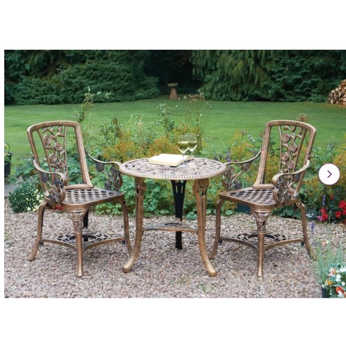 364 - 1 x Aamanee Round 2 - Person 69cm Long Bistro Set