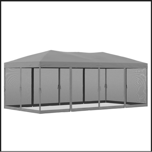 385 - 1 x Outsunny pop up garden gazebo type 840-012GY