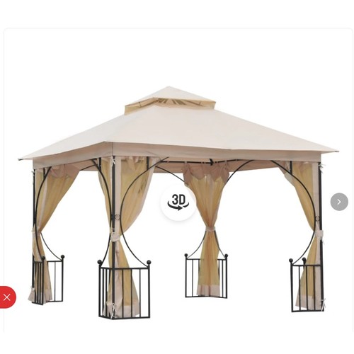 445 - 1 x Outsunny 3m x 3m garden gazebo / party tent type 84C-005 RRP £208