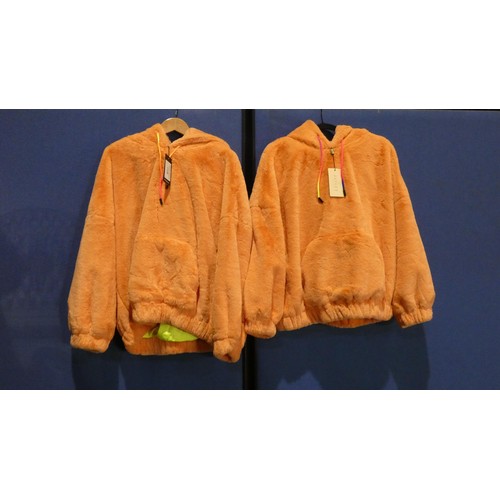 2342 - 2 x Jayley ladies orange jackets size XL, combined retail price approx £190