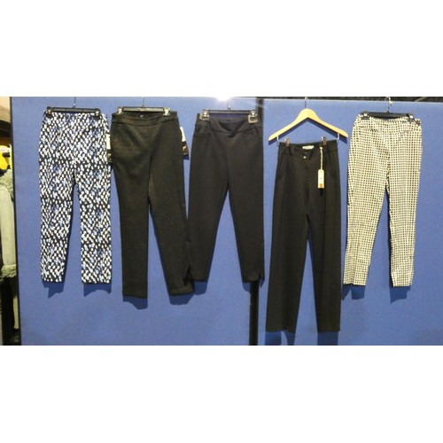 2355 - 5 x various pairs of ladies trousers. Not practical to list in size detail so please view or see pho... 