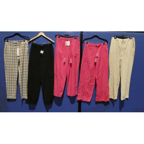 2358 - 5 x various pairs of ladies trousers. Not practical to list in size detail so please view or see pho... 