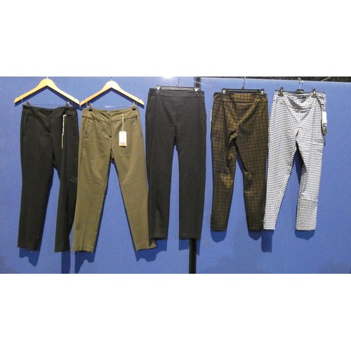 2362 - 5 x various pairs of ladies trousers. Not practical to list in size detail so please view or see pho... 