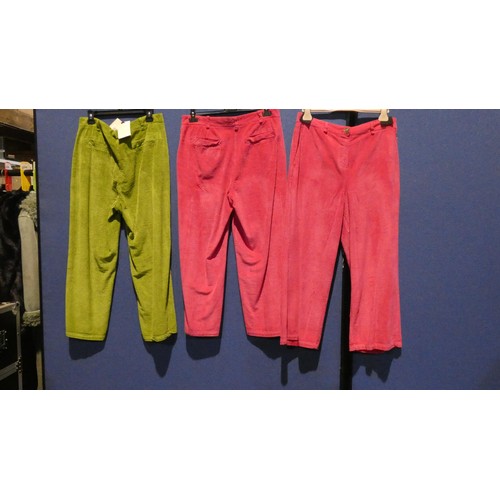 2369 - 3 x various pairs of ladies trousers. Not practical to list in size detail so please view or see pho... 