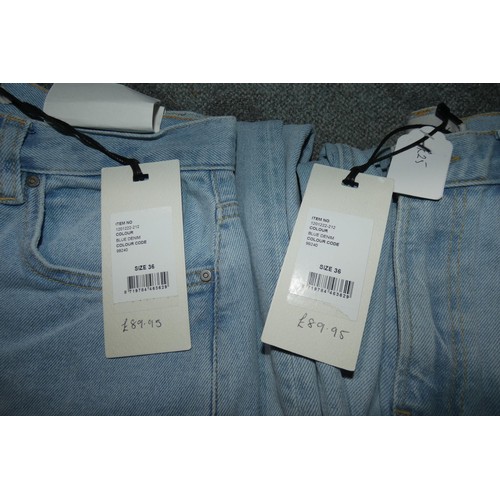 2398 - 4 x pairs of ladies jeans in various sizes / types. Not practical to list in detail so please view o... 