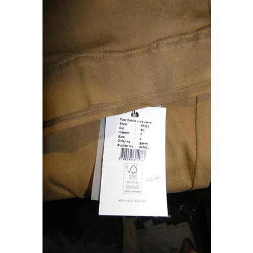 2411 - A quantity of ladies trousers in various sizes / types. Not practical to list in detail so please vi... 