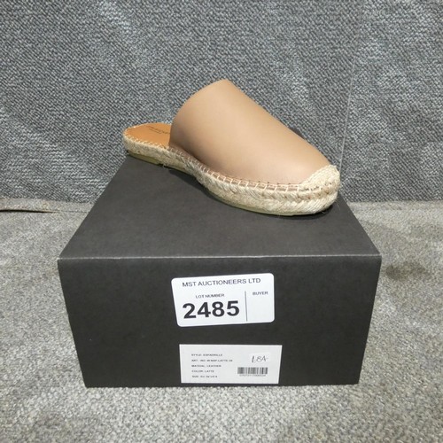 2485 - A pair of ladies shoes by Jim Rickey type Espadrille Latte size EU 39 RRP £84