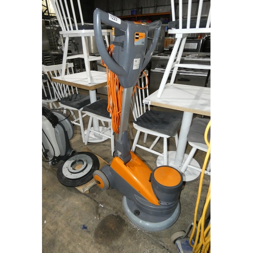 1223 - A Taski rotary floor cleaner type Ergodisk 238 240v - trade